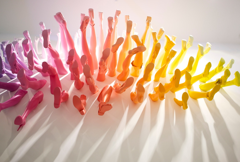 Illustration for article titled Suddenly, rainbow legs!